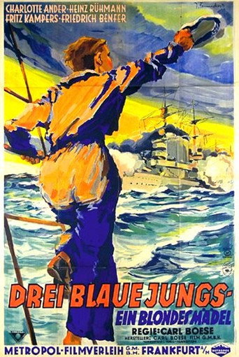 Póster de Drei blaue Jungs, ein blondes Mädel