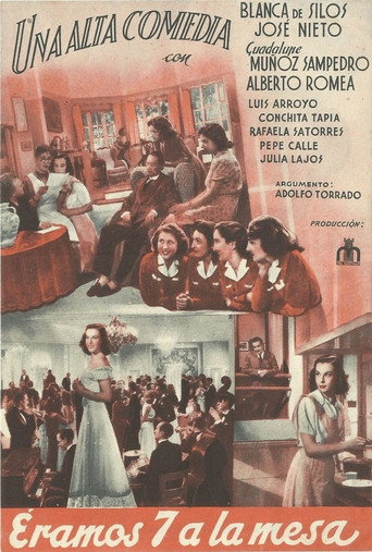 Póster de Éramos 7 a la mesa