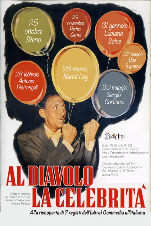 Póster de Al diavolo la celebrità