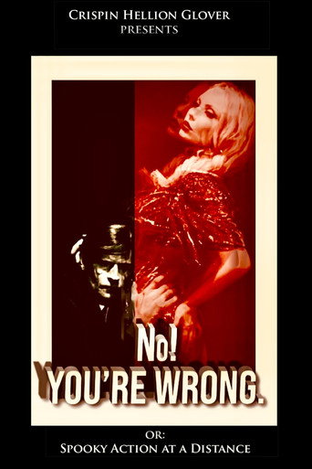 Póster de No! YOU'RE WRONG. or: Spooky Action at a Distance