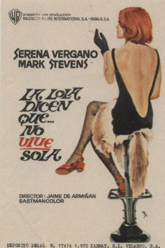 Póster de La Lola... dicen que no vive sola