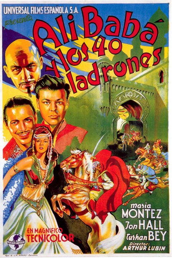 Póster de Ali Babá y los cuarenta ladrones
