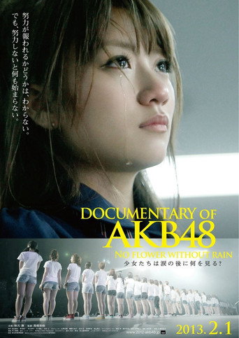 Póster de DOCUMENTARY of AKB48 No flower without rain 少女たちは涙の後に何を見る？