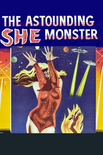 Póster de La extraña monstruo radioactiva