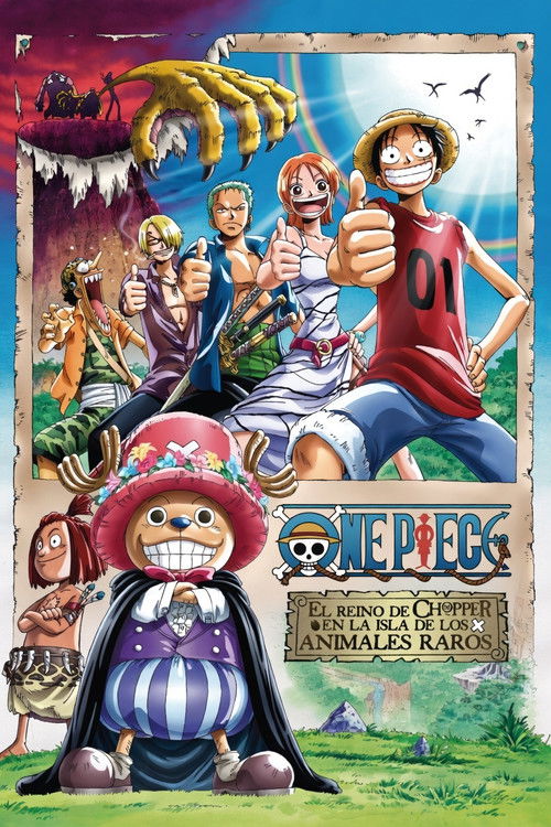 Póster de One Piece: La isla de los extraños monstruos - El reino de Chopper
