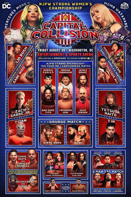 Póster de NJPW Capital Collision 2024