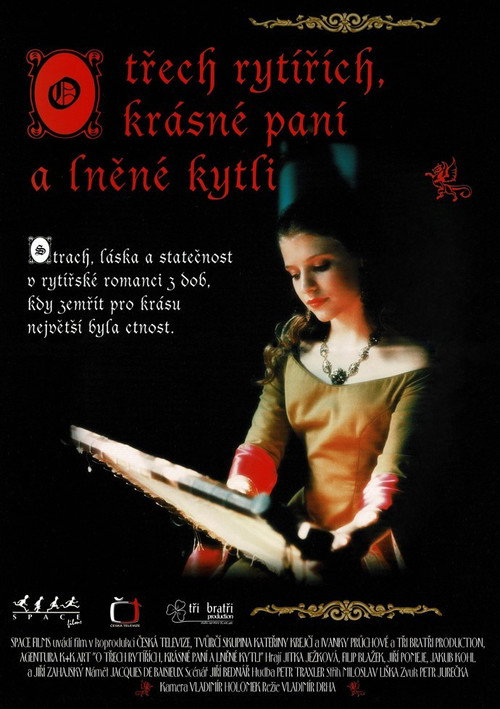 Póster de O třech rytířích, krásné paní a lněné kytli