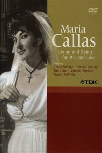 Póster de Maria Callas: Living and Dying for Art and Love