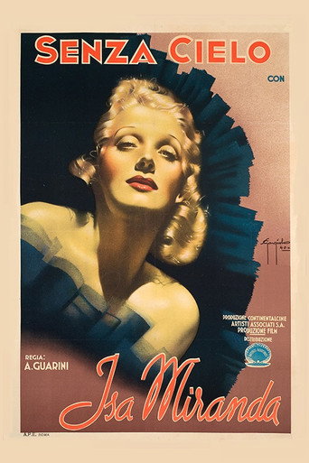 Póster de Senza cielo