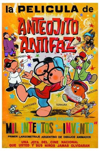Póster de Anteojito y Antifaz, mil intentos y un invento