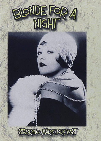 Póster de A Blonde for a Night