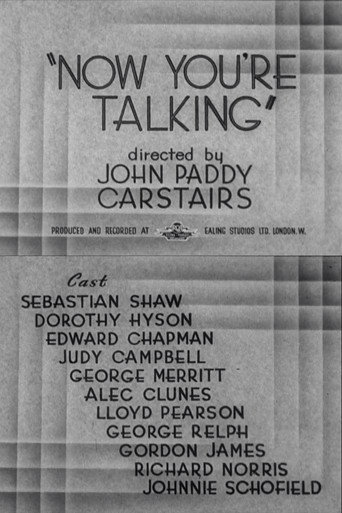Póster de Now You're Talking