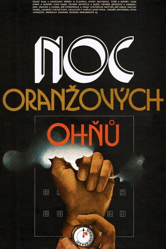 Póster de Noc oranžových ohňů