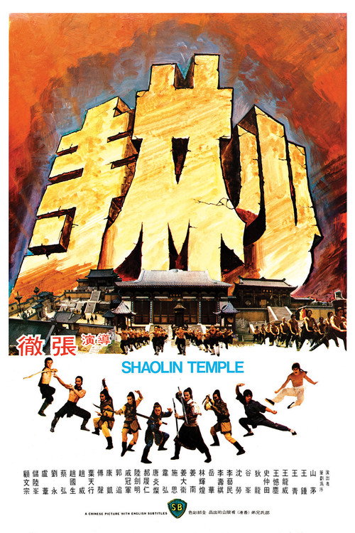 Póster de El templo shaolin