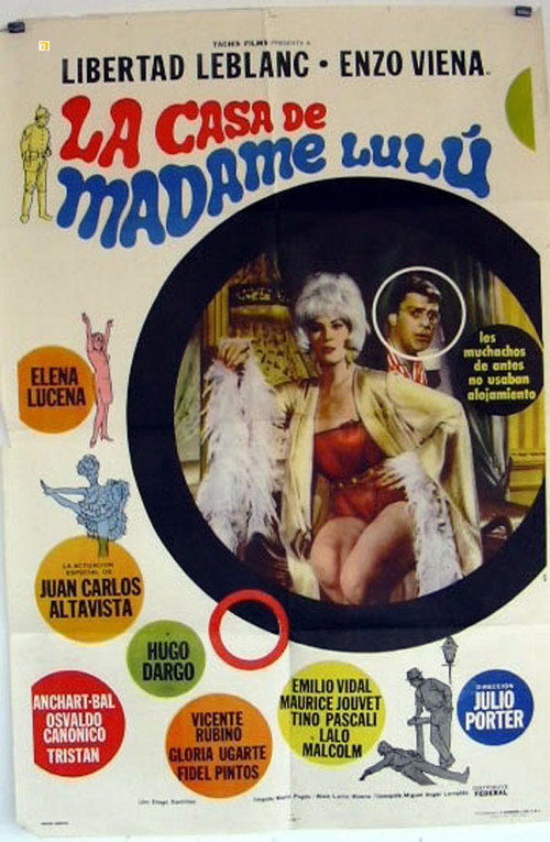 Póster de La casa de Madame Lulú