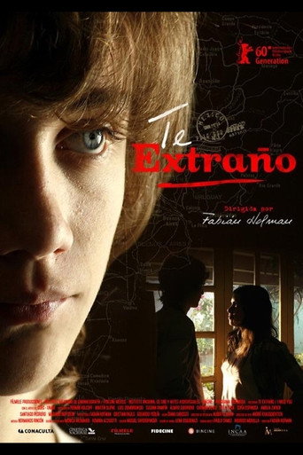 Póster de Te extraño