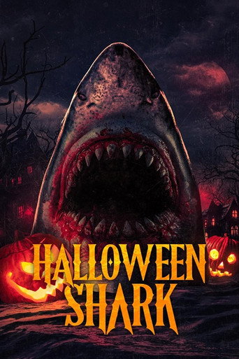 Póster de Halloween Shark