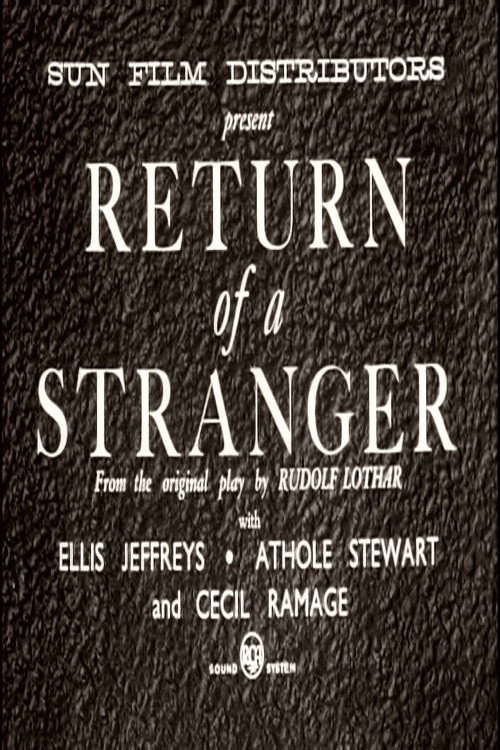 Póster de Return of a Stranger