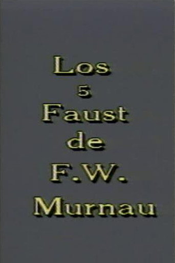 Póster de Los 5 Faust de F. W. Murnau