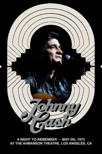 Póster de Johnny Cash - A Night to Remember 1973