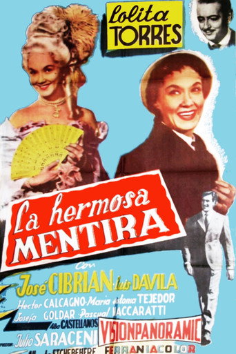 Póster de La hermosa mentira