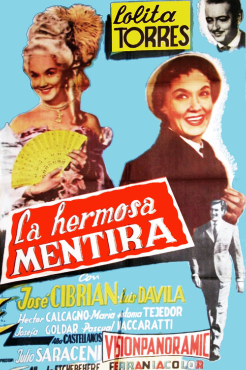Póster de La hermosa mentira