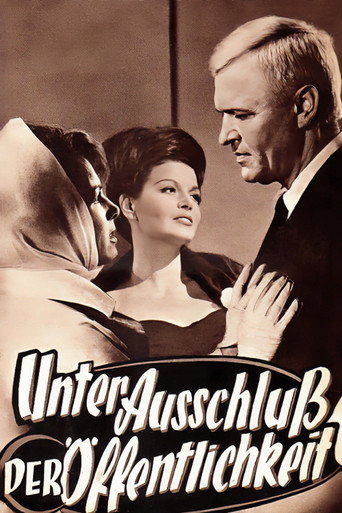 Póster de Unter Ausschluß der Öffentlichkeit