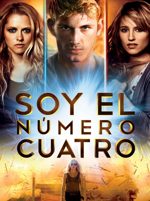 Póster de Soy el número cuatro