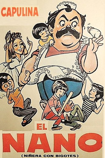 Póster de El nano: Niñera con bigotes