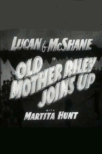 Póster de Old Mother Riley Joins Up