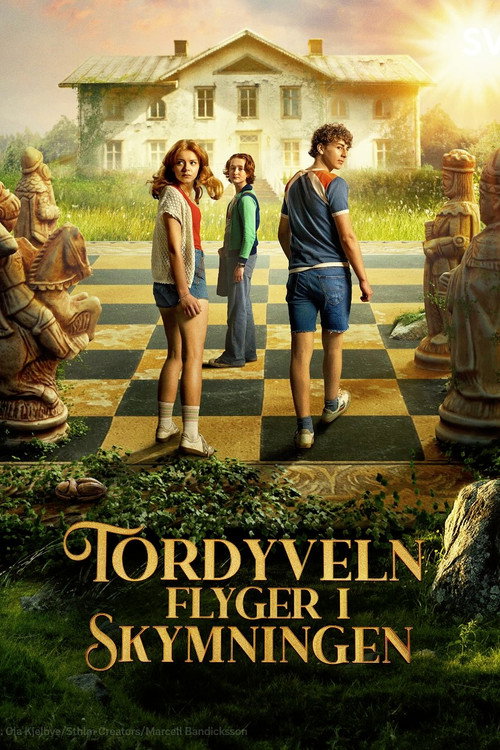 Póster de Tordyveln flyger i skymningen