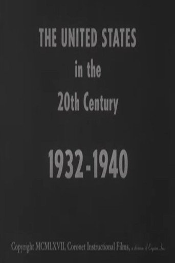 Póster de The United States in the 20th Century 1932-1940