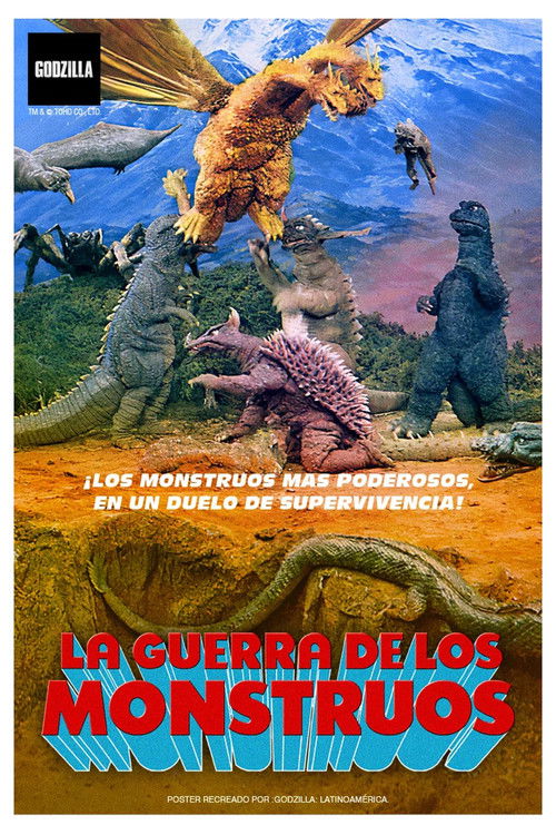 Póster de La Guerra De Los Monstruos