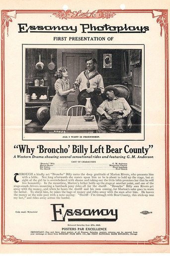 Póster de Why Broncho Billy Left Bear County