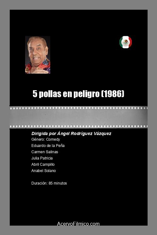 Póster de 5 pollas en peligro