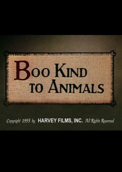 Póster de Boo Kind to Animals