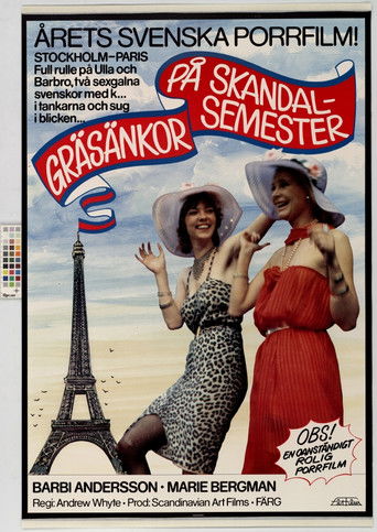 Póster de Gräsänkor på skandalsemester