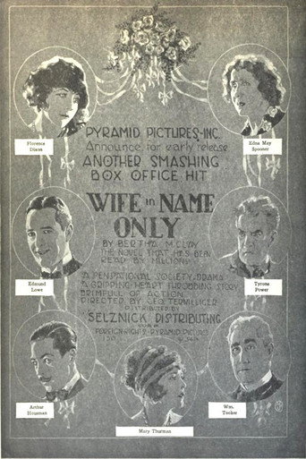 Póster de Wife in Name Only