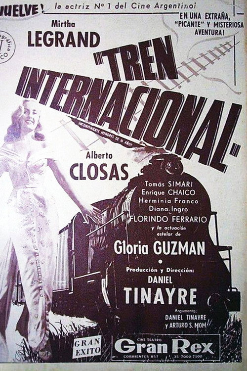 Póster de Tren internacional