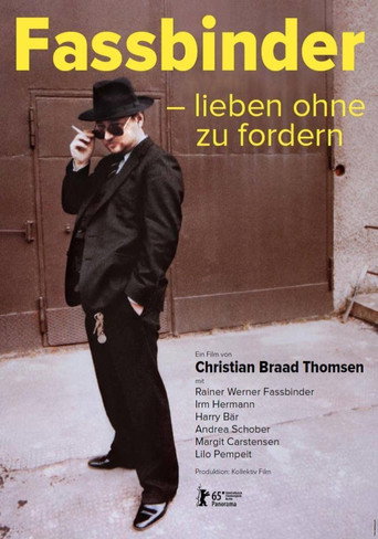 Póster de Fassbinder – lieben ohne zu fordern