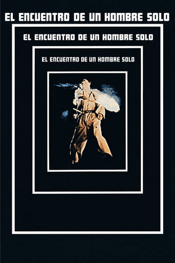 Póster de El encuentro de un hombre solo
