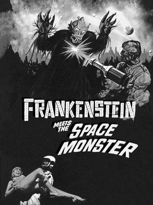 Póster de Frankenstein Meets the Space Monster
