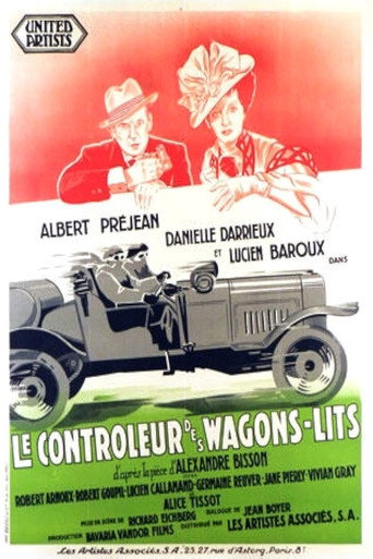 Póster de Le Contrôleur des Wagons-Lits