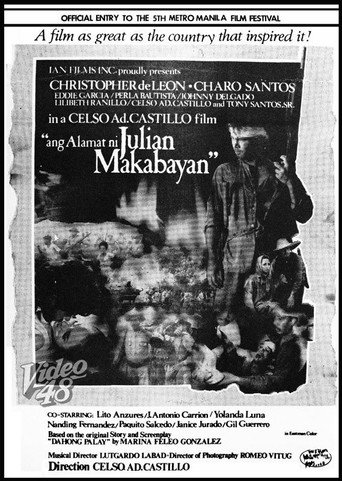 Póster de Ang Alamat ni Julian Makabayan