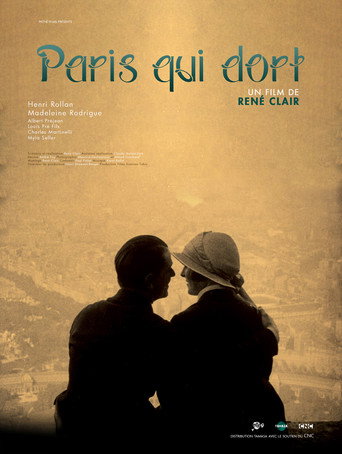 Póster de París que duerme