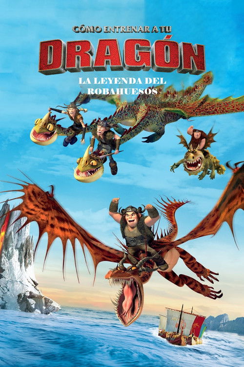 Póster de Cómo Entrenar a Tu Dragón: La leyenda del Rompehuesos