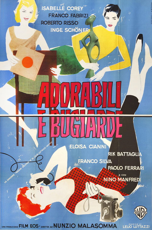 Póster de Adorabili e bugiarde