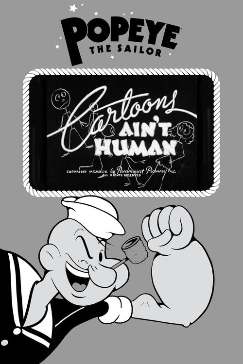 Póster de Cartoons Ain't Human