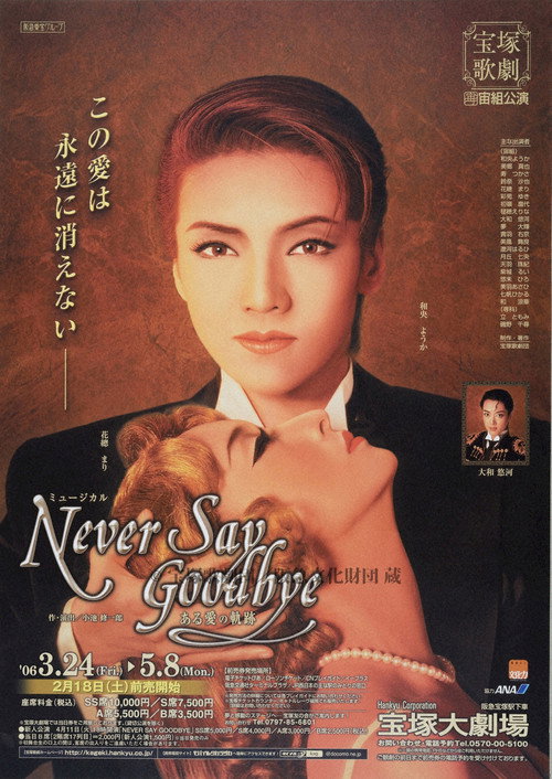 Póster de NEVER SAY GOODBYE－ある愛の軌跡－
