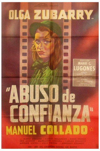 Póster de Abuso de confianza
